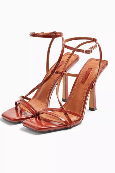 Rust Strap High Heels