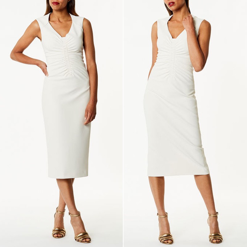 Gathered Midi Dress from Karen Millen