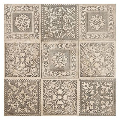 Caspari Antiqued Silver Tile