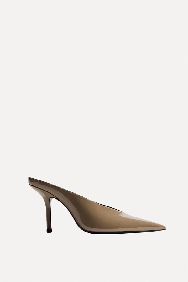 Pointed Heeled Mules