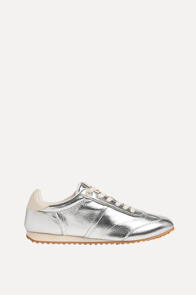 Silver Casual Retro Trainers from Stradivarius