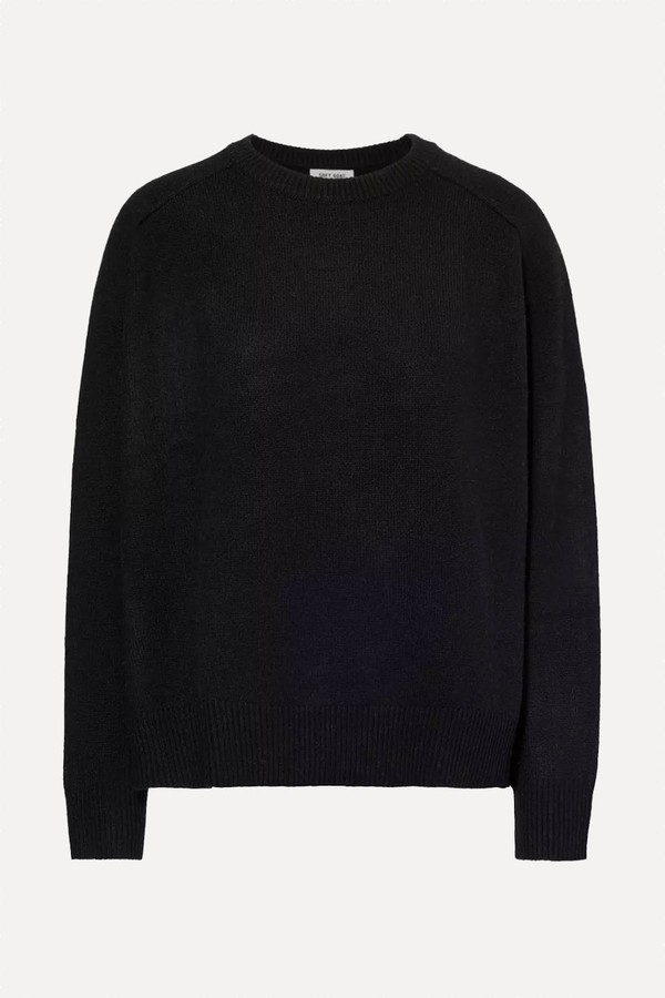 Round-Neck Relaxed-Fit Cashmere Jumper from Soft Goat