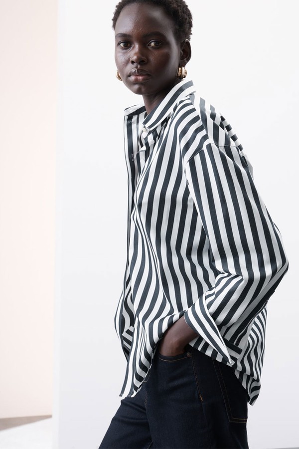 Pure Cotton Striped Shirt from Marks & Spencer