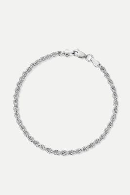 886 Rope Chain Bracelet In Sterling Silver