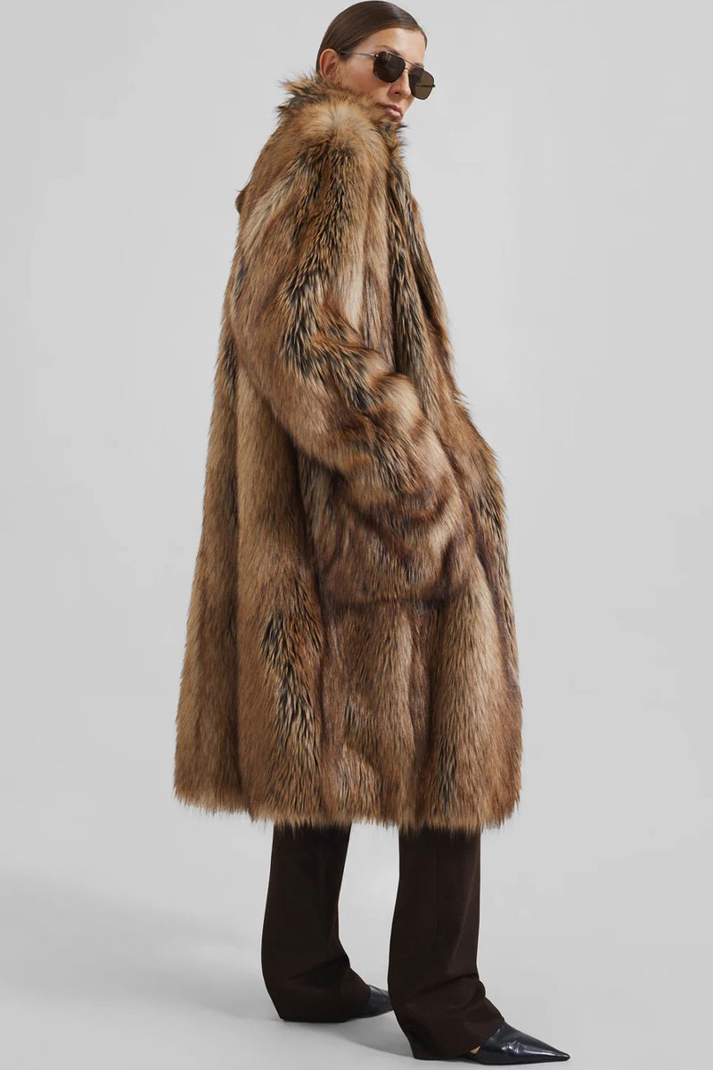 Rella Faux Fur Coat from The Frankie Shop