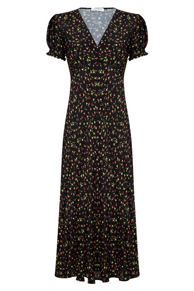 Poet Dress Retro Ditsy from Ghost