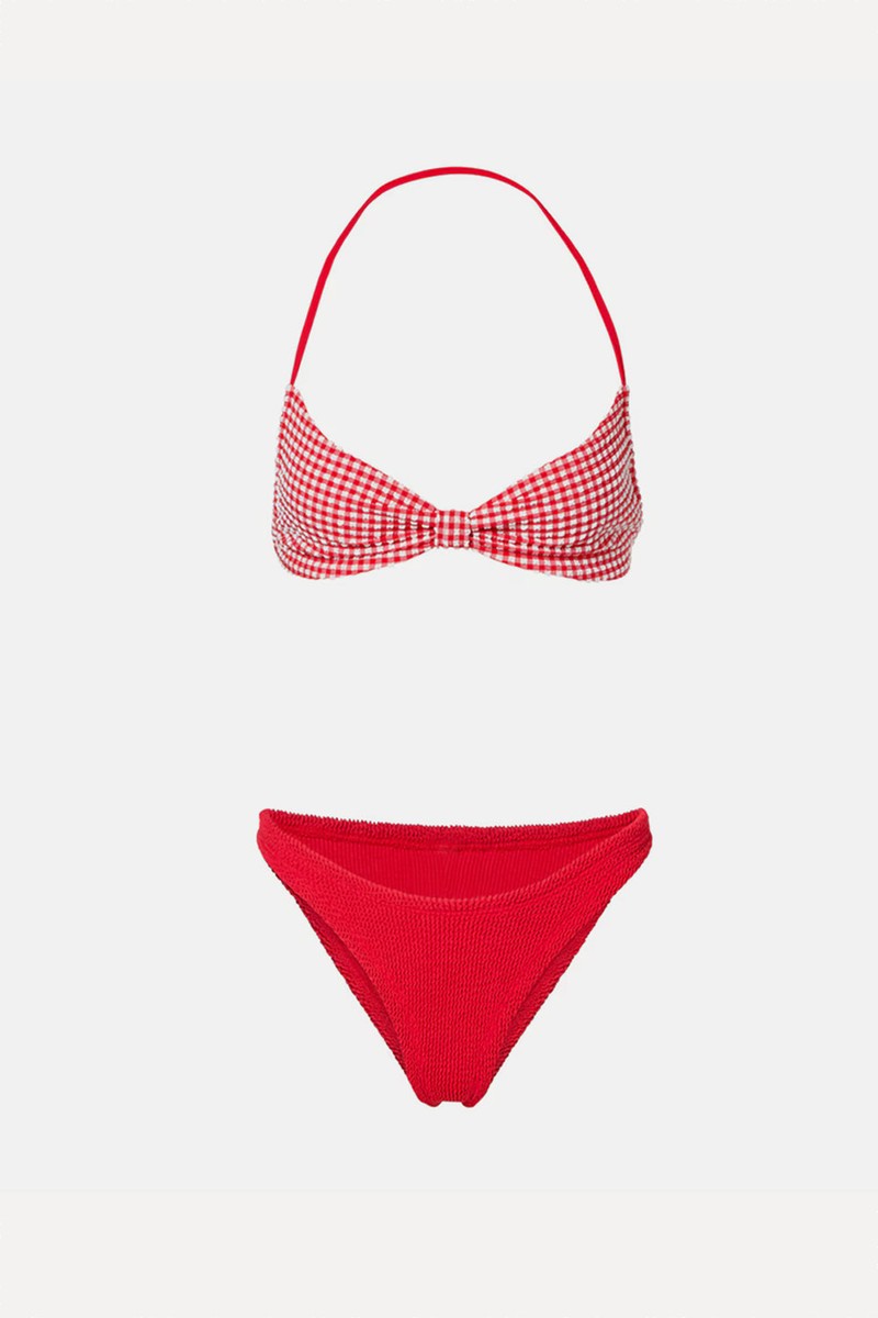 Kacey Checked Bikini from Hunza G