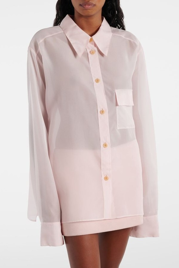 Yatty Silk Organza Blouse from Khaite