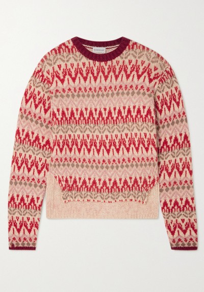 Fair Isle Knitted Sweater from Moncler