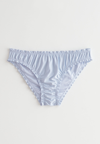 Ruffle Trim Bikini Briefs