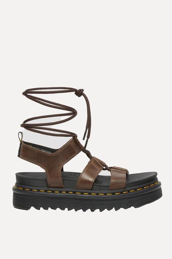 Nartilla Illusion Leather Gladiator Sandals