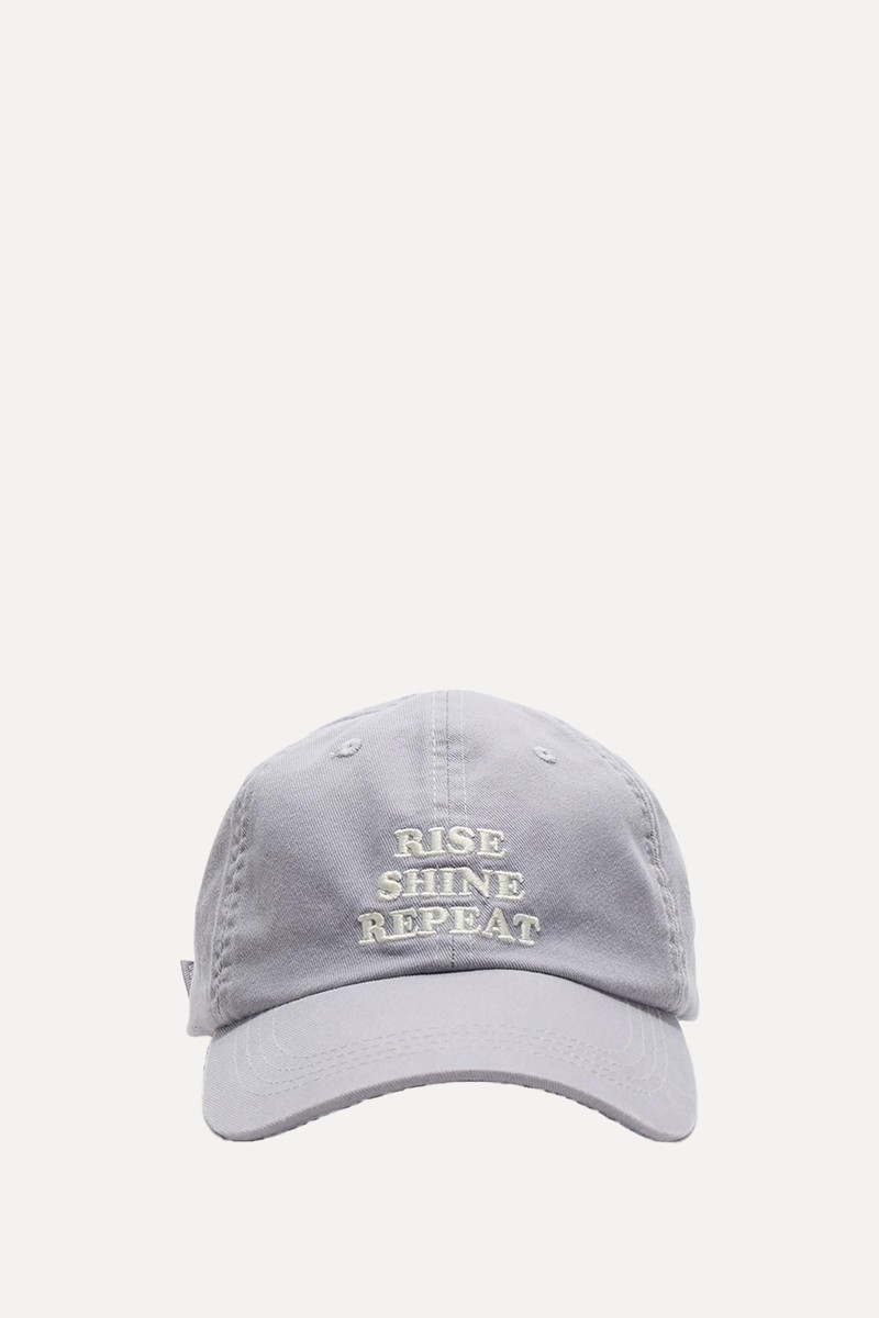 Embroidered Slogan Cap