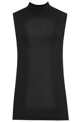 Sleeveless Knitted Top - Black from Reiss