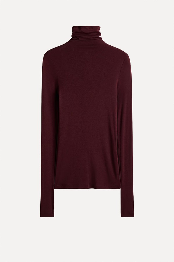 Pima Cotton Turtleneck Top from H&M