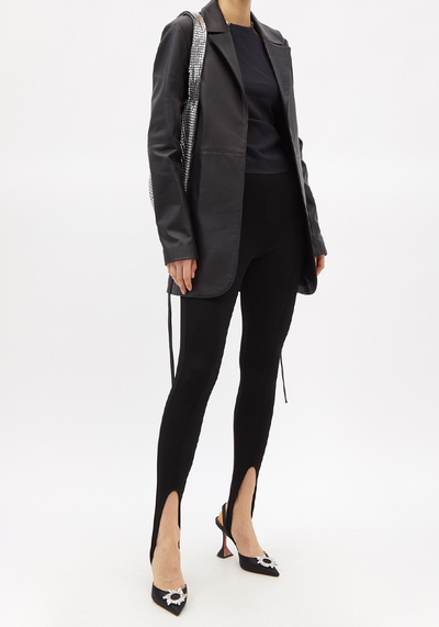 Covelo Stirrup-Cuff Ponte Di Roma-Jersey Leggings from Gauge81