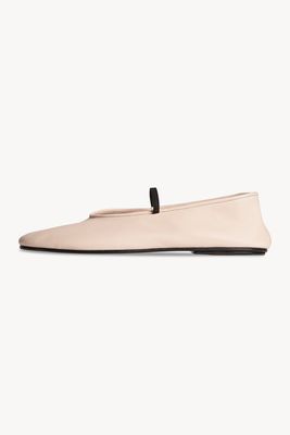 Elastic Leather Ballet Flats from The Row
