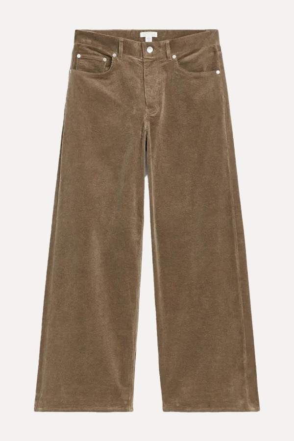 Wide Corduroy Trousers from ARKET