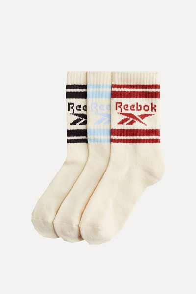 3-Pack Ribbed Socks from H&M X Reebok