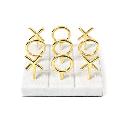 Brass Tic Tac Toe Game Set from Jonathan Adler