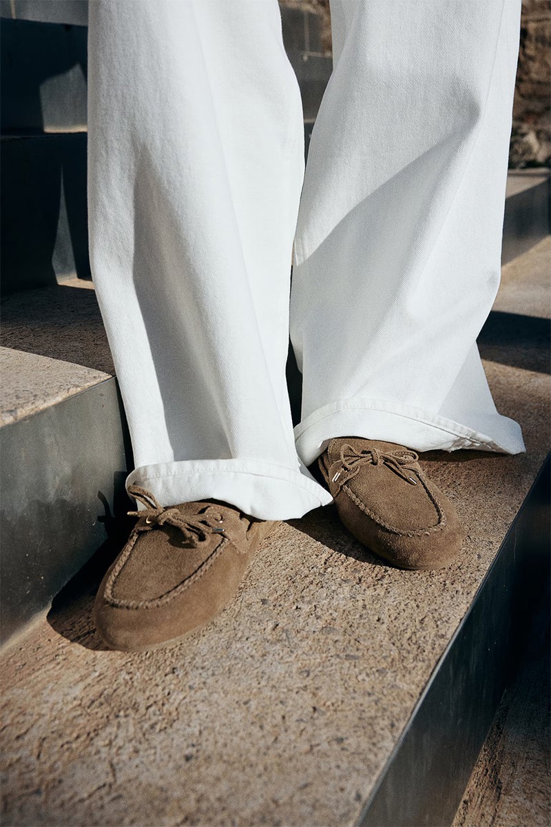 Leather Driving Loafers from H&M