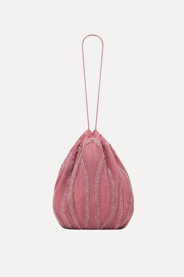 Evening Supple Pouch In Silk from Saint Laurent