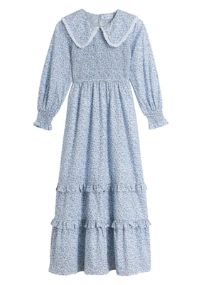 Sky Ditsy Isabel Dress from Pink City Prints