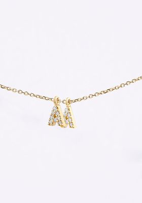 Diamond Initial Necklace from Aurum & Grey