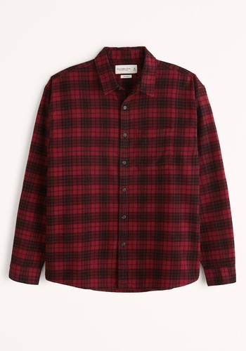 90s Relaxed Flannel Shirt from M&S