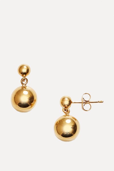 Gold Tone Plated Drop Earrings from Anni Lu