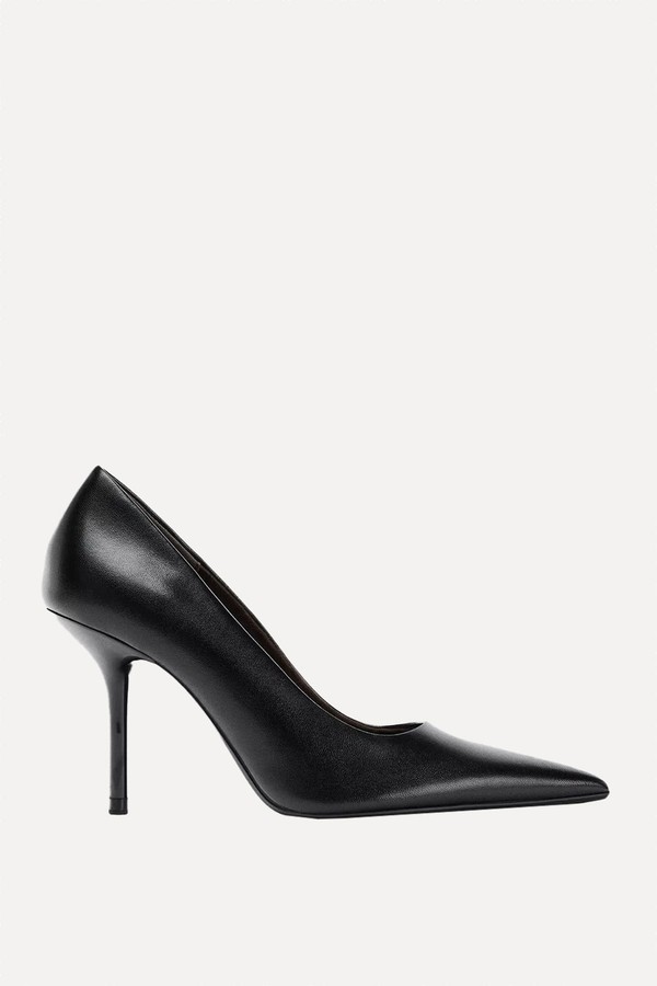 Leather High-Heel Shoes from Zara
