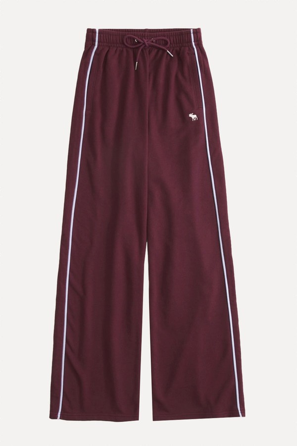 Icon French Terry Wide Leg Sweatpants from Abercrombie & Fitch