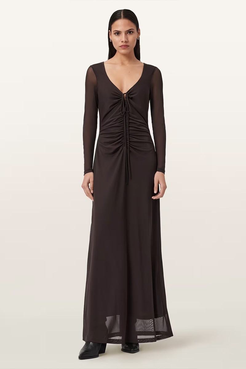 Gabby Mesh Maxi Dress