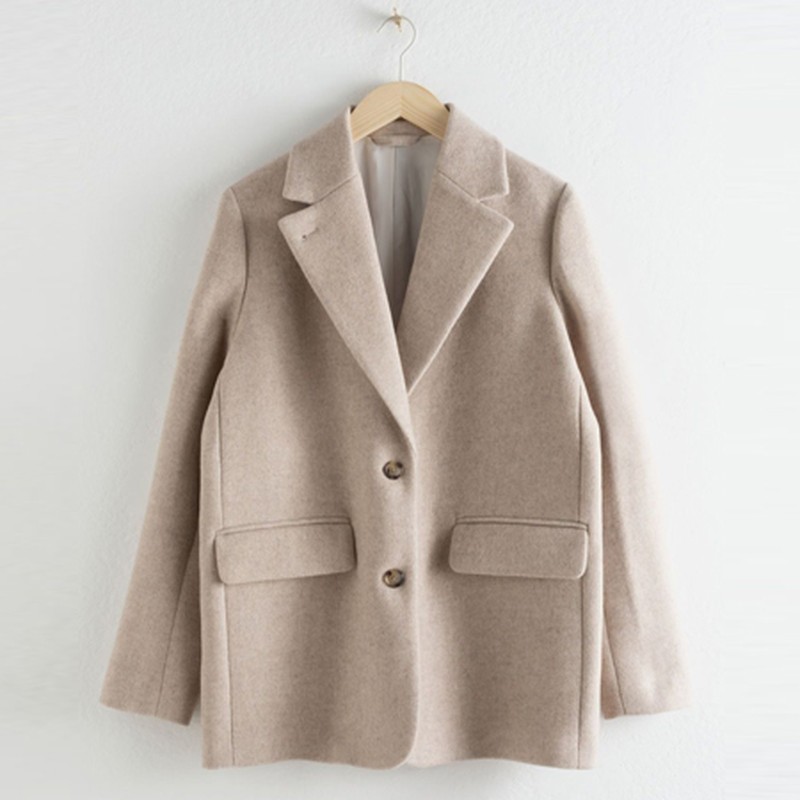 Wool Blend Oversized Blazer from & Other Stories