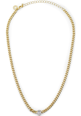 Gold-Tone Crystal Necklace from CZ By Kenneth Jay Lane