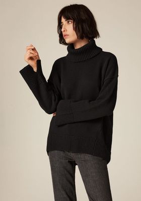 Merino Cashmere Cocoon Jumper + Snood from ME+EM