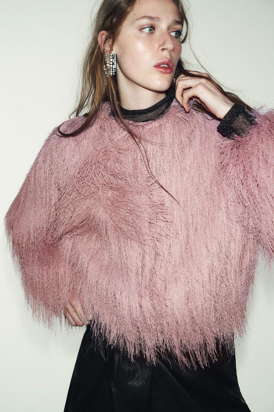Fringed Bomber Jacket from Zara