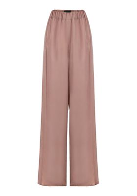 Satin Wide-Leg Square Pants from Bevza 