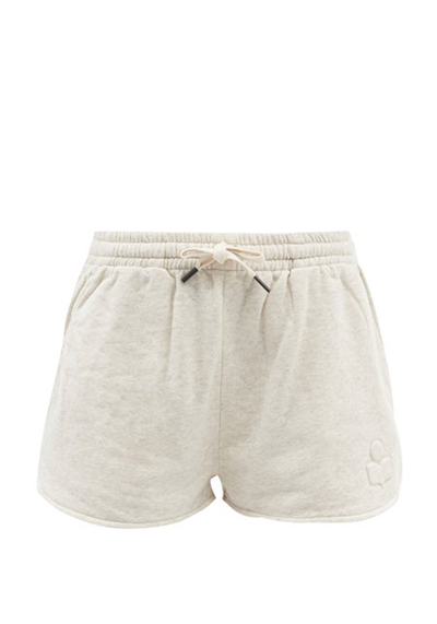 Logo-Embossed Cotton-Blend Jersey Shorts