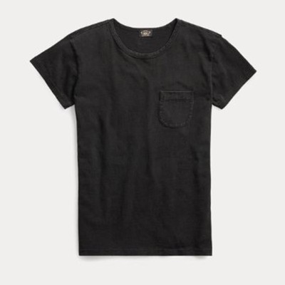 Indigo Cotton Pocket T-Shirt