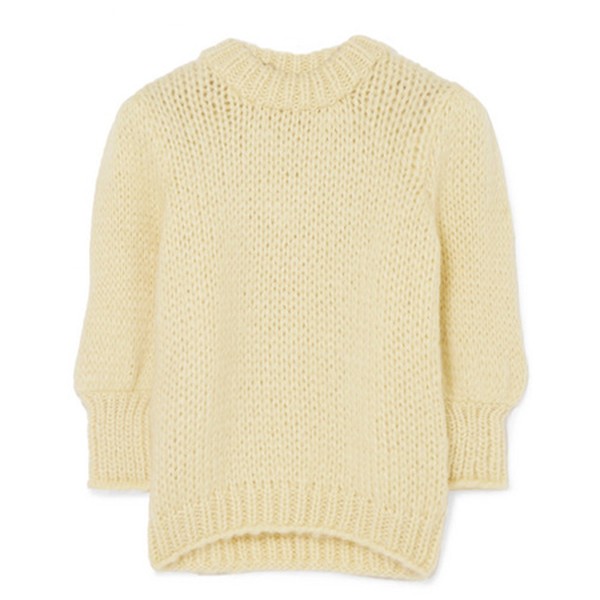 Mohair Puff Sleeve Pullover
