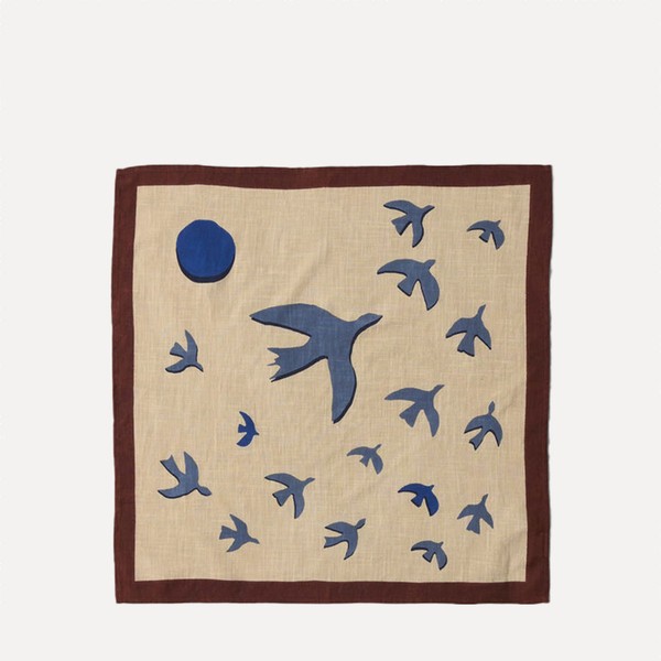 Flight Print Cotton Napkin from Toast