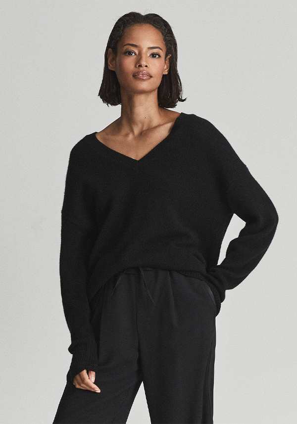 Rosa V Neck Cashmere Jumper