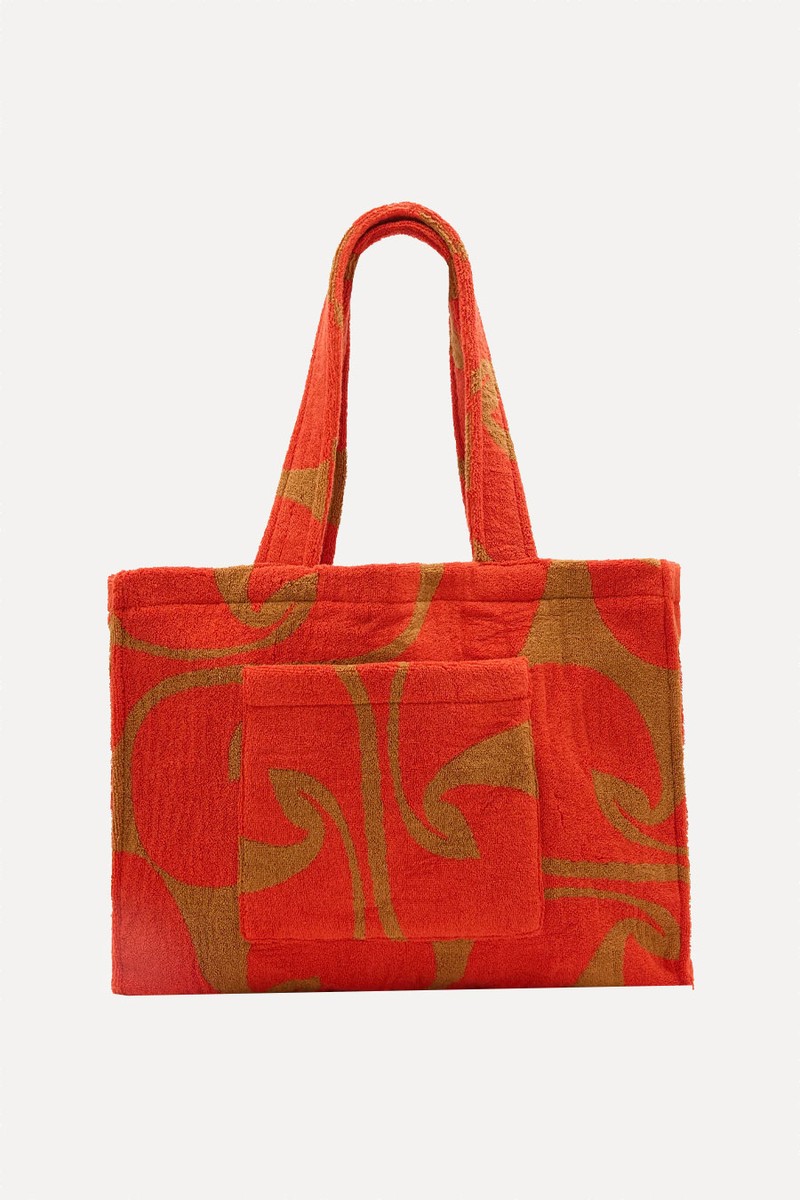 Towelling Beach Bag from Soleil Soleil