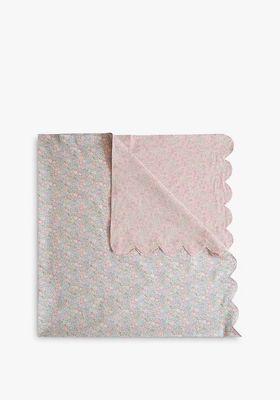 Liberty Michelle & Capel Reversible Scalloped Tablecloth from Coco & Wolf 