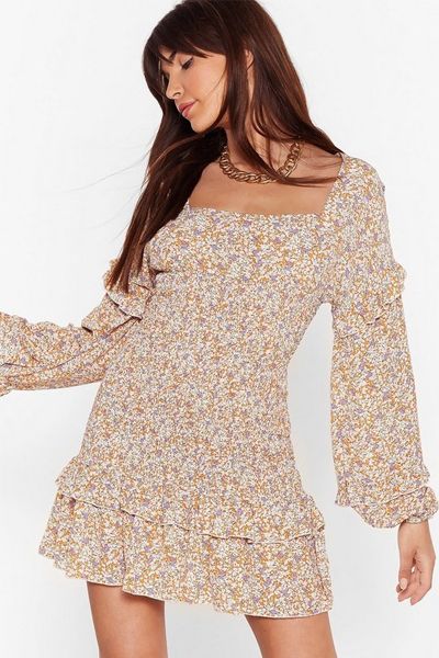 Put A Spring on It Flora Mini Dress