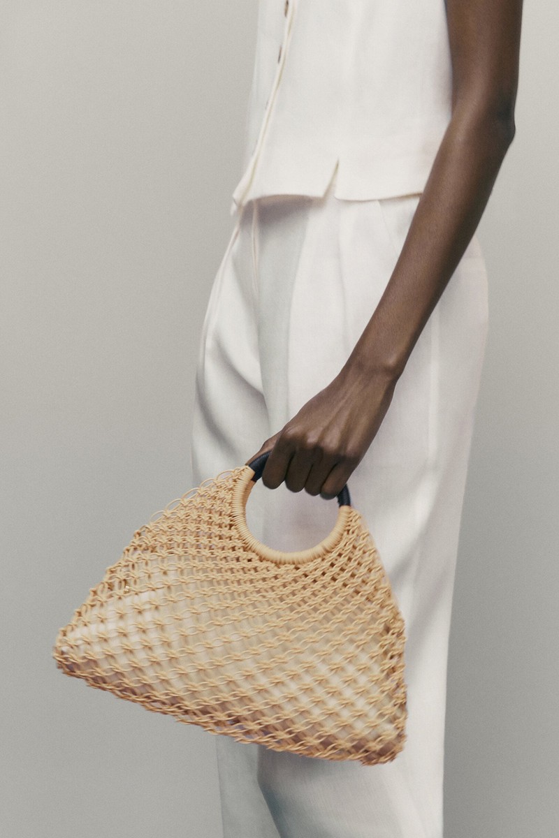 Tubular Braided Mini Tote Bag
