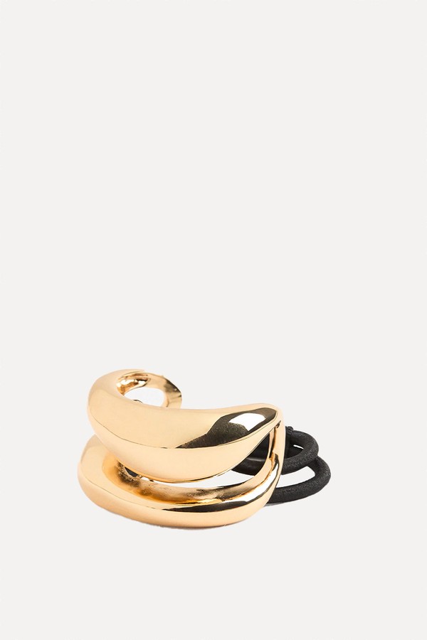 Gold Detail Hair Elastic from Parfois