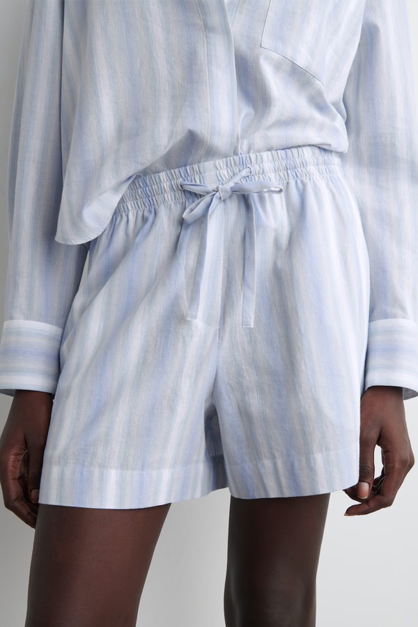 Striped Seersucker Shorts from COS