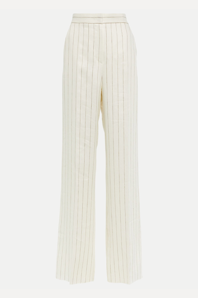 Popoli Striped Linen Pants from Max Mara