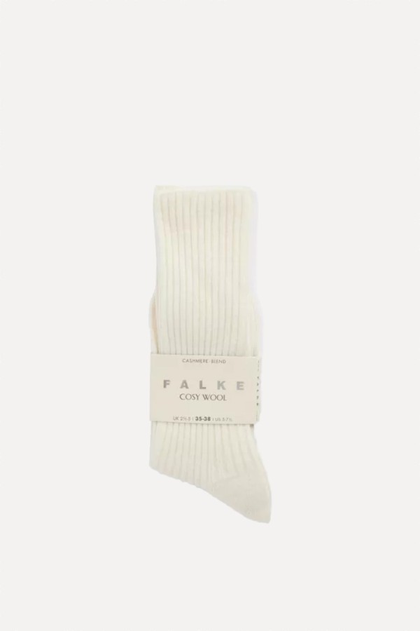Cosy Wool Ribbed Knit Socks from FALKE